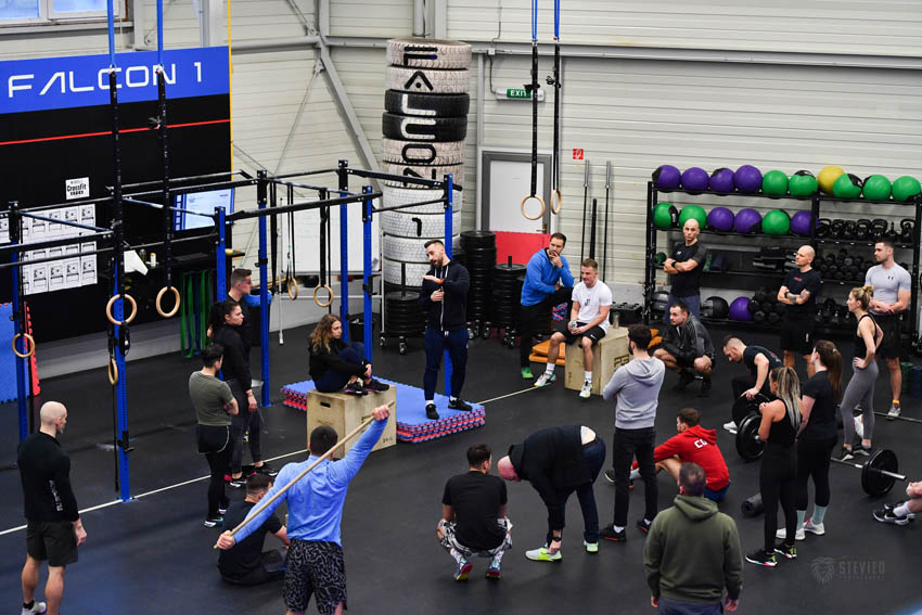 spoločný tréning Falcon 1 CrossFit Bratislava